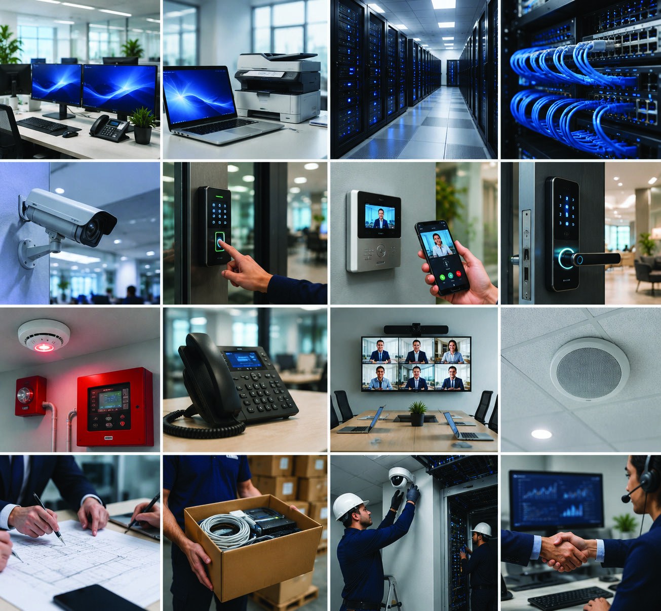Complete security and communication solution range